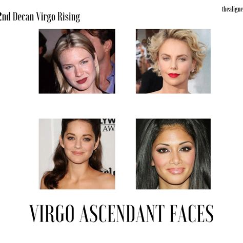 What face shape do Virgos have?